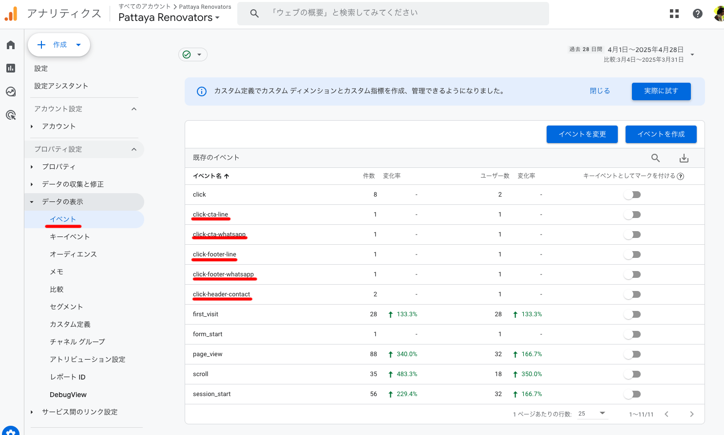 ホームページ制作後にやるべき、Googleタグマネージャーでボタンクリックを計測する方法08