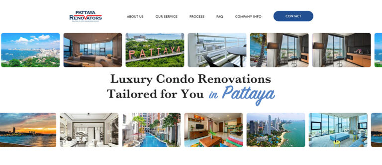 ホームページ制作 Pattaya Renovators